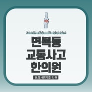 면목동교통사고한의원 계획적인 치료를 통하여