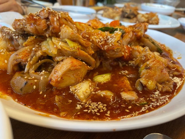 [진주 맛집 리뷰] 보들보들 맛좋은 닭찜 진주통닭,Feat. 빨간맛 궁금해 허니~ : 네이버 블로그