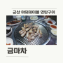 군산 "금마차" 초여름시작! 천변 옆 야외 테이블에서 연탄구이 삼겹살 어때요?