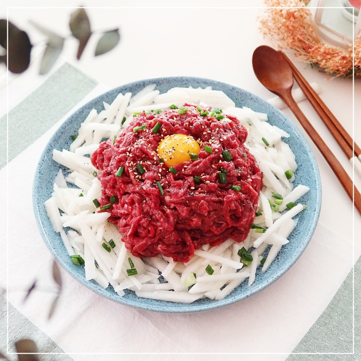 육회무침 소고기 부위 및 한우 육회 양념 만드는법 & 고추장 육회 비빔밥 소스 만들기 : 네이버 블로그