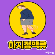 하지정맥류 원인 초기증상 통증 수술 치료 알아보고 예방해요