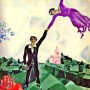 마르크 샤갈(Marc Chagall)의 산책,<The Promenade>작품 해석:행복한 상상을 그린 화가