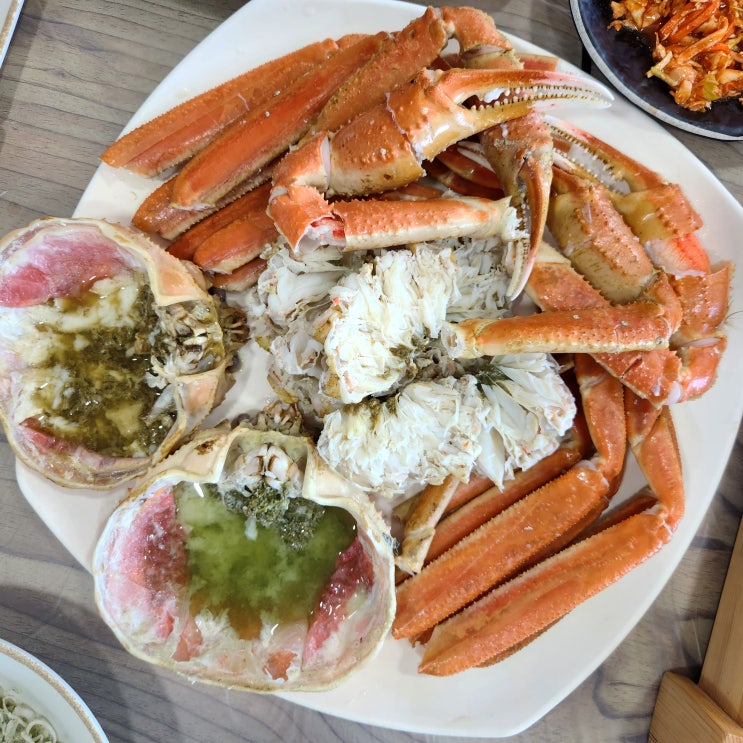 속초 찐 맛집 동명항 대게 비치대게에서 영금정은 서비스~ : 네이버 블로그