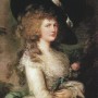 토머스 게인즈버러(Thomas Gainsborough)가 그린 '데번셔 공작부인 조지아나의 초상화'