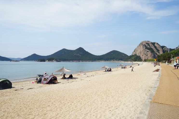 군산 선유도해수욕장 새만금방조제 타고 가는 군산 고군산군도...