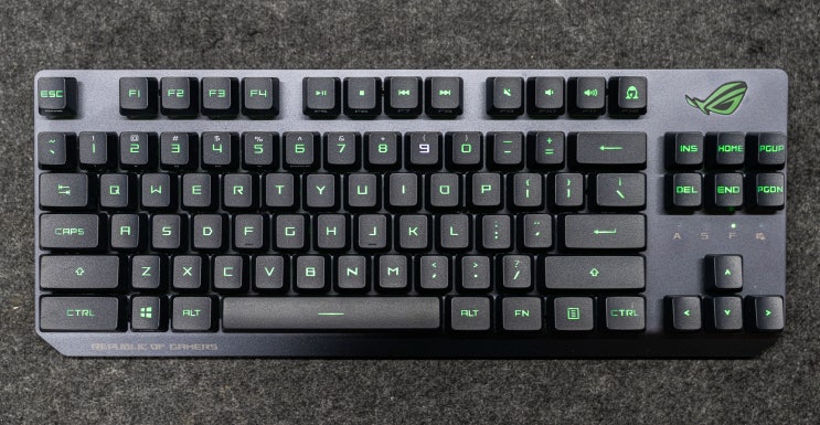 ASUS ROG RX PBT KEYCAP 키캡 세트 : 네이버 블로그