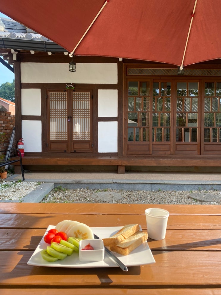 전주 한옥마을 게스트하우스 [마당예쁜집] 룸,조식 다 만족 : 네이버 블로그