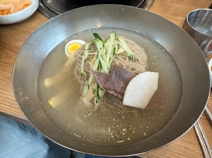 [소피의 맛집탐방] 을밀대 잠실점 / 평양냉면 / 수육 / 녹두전 뿌시고 온날 ! / 직원들의 친절함은 기본 ! (식당정보 ...
