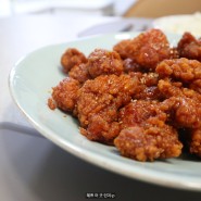 bbq 닭강정 양념닭강정 후기