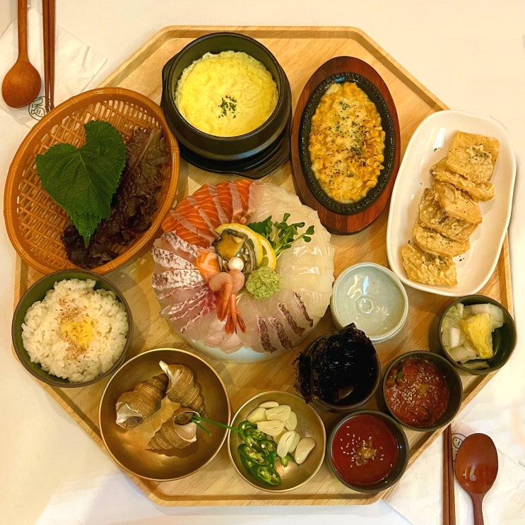 경주 황리단길 숙성모둠회 한상 야무지게 나오는 녹진 : 네이버 블로그