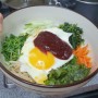 내가 만든 요리 햄 참나물 비빔밥