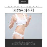 용인지방분해주사 다이어트 굿닥터의원 진료과목 피부과 마북동