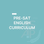 Pre-SAT English프로그램 POINT