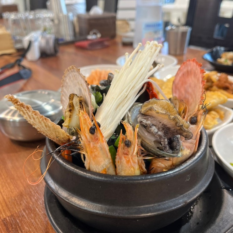 서귀포 해물뚝배기 맛집 <어부촌> 제주 갈치튀김이 서비스!