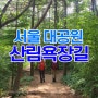 수다 삼매경 하기 좋은 과천 서울대공원 둘레길 산림욕장길