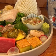 군산 맛집 : 🍶이자카야 서도 분위기 있는 일본식 가옥에서 모리아와세와 후토마끼에 술 한잔-