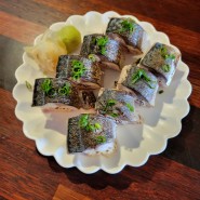 [내돈내산] 제주 동쪽 혼밥, 함덕 고등어봉초밥 '상상 함덕점' 방문 후기