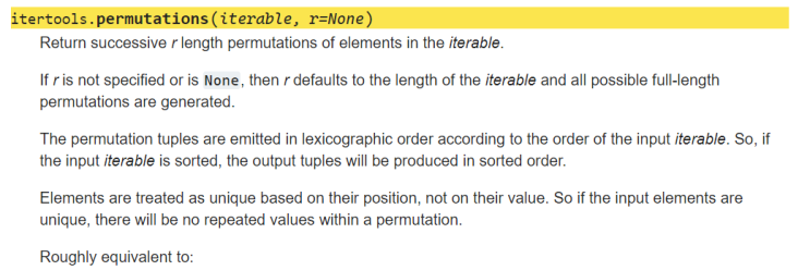 [파이썬 툴] itertools 의 permutations에 대해 알아보기 : 네이버 블로그