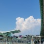 [인천공항 제2여객터미널] 에이조(A조) 퇴근이다. 하늘 구름