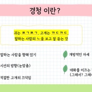 [동아리/또래상담반]경청과 공감 배우기, 경청과 공감게임활동