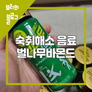 숙취해소음료 벌나무바몬드 리뷰 Feat.술자리 필수템!