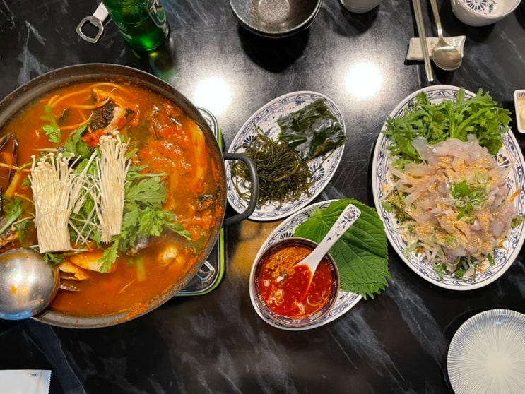[여의도 횟집] 여의도역 술집 막회 매운탕 쫀맛 마케집 : 네이버 블로그