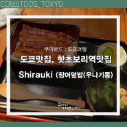 도쿄맛집, 핫초보리역맛집 : shirauki(시라우키) 우나기동(장어덮밥맛집)