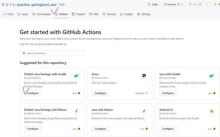 GitHub Action CI 배포 자동화 : 네이버 블로그