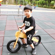 대근육 발달에 좋은 페달없는 유아용 자전거 딥답 밸런스바이크