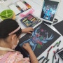 여수 웅천 미술학원 • 유아 아동 초등미술 (그리기 만들기 수업)