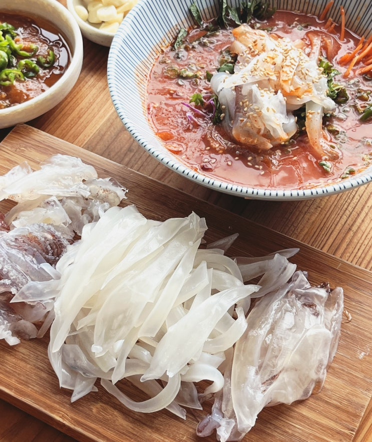 제주 우도 맛집 바로 지금 한치물회 한치회국수 우도여행 회양과 국수군 : 네이버 블로그