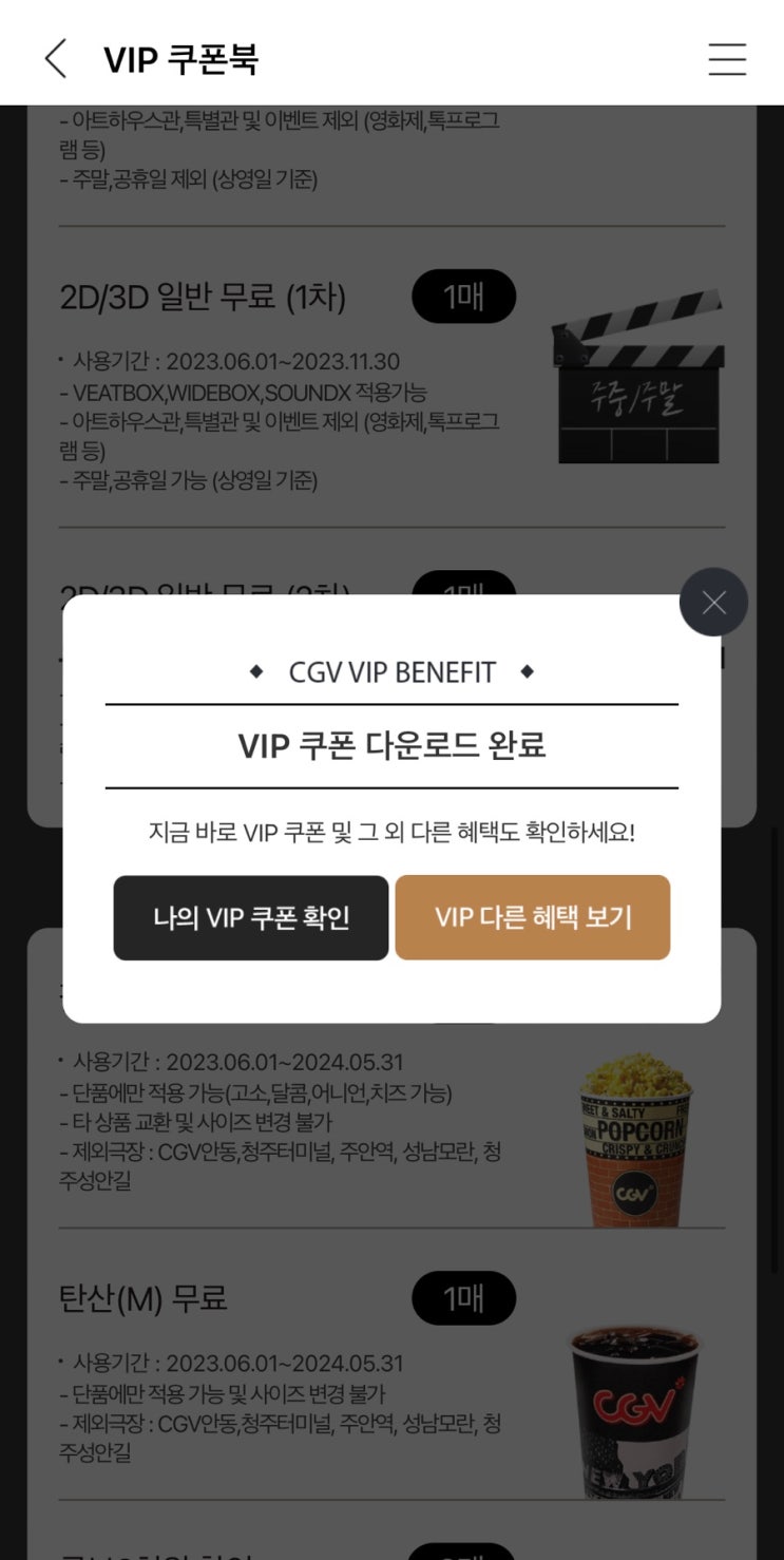 CGV VIP 선정 총정리 :: 승급 꿀팁 및 VIP 영화, 생일, 포토티켓 쿠폰 사용기 : 네이버 블로그