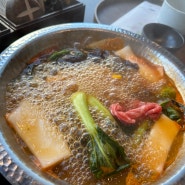 강남 핫플 한정식 코스요리 설온에서 샤브샤브 코스 즐겼어요!
