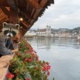 [스위스 여행] 루체른 카펠교가 보이는 야외식당 추천 "Rathaus Brauerei"
