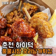 춘천 풍물시장 맛집 하이덕 :: 춘천 풍물시장 오리날개튀김 파는 곳, 춘천 꼬꼬야시장 맛집