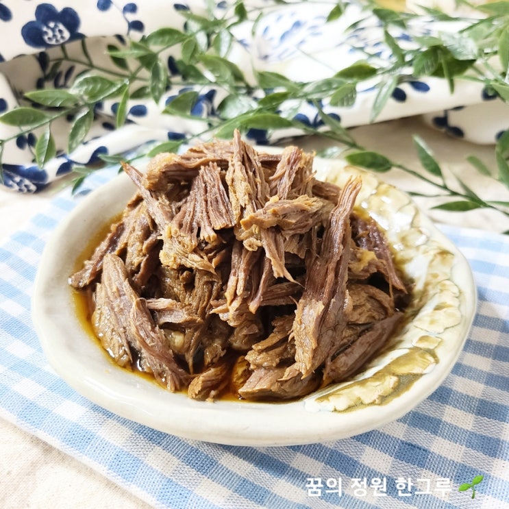 백종원 소고기 장조림 레시피 간단한 재료로 전기압력밥솥 만능찜 한우 쇠고기 양지 장조림 간장장조림 만드는법 : 네이버 블로그