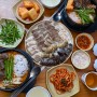 강남 맛집 순대국 맛으로 모임 즐기는 일원동 한식당 신의주찹쌀순대