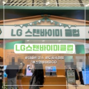 LG 스탠바이미 Go와 도심 속 캠핑 즐기기, 더현대 팝업스토어
