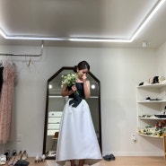 wedding dress_ 모드니 드레스 피팅 후기(2부 드레스/스튜디오촬영드레스/ 블랙드레스/ 실크드레스 맛집/해밀스튜디오/안산aw컨벤션)