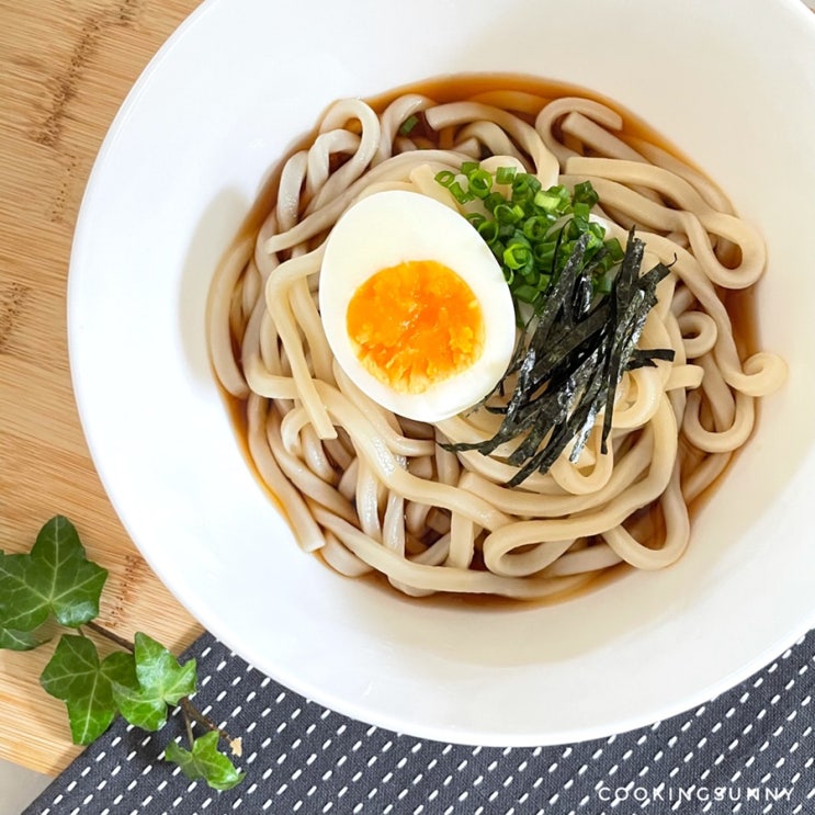 여름에 시원하게 먹는 붓카케우동 만들기 쯔유 맛있게 만드는법 : 네이버 블로그