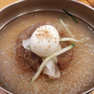 냉면에 고기까지 먹을수 있는 육쌈냉면 시원하니 맛있네요