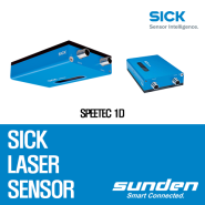[SICK] 접촉없이 빠르게 감지하는 레이저 모션 센서 'SPEETEC 1D(스피텍)'