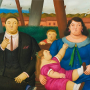 색채와 볼륨의 화가:페르난도 보테로(Fernando Botero)스타일_풍자적인 의미, 가족'A Family'