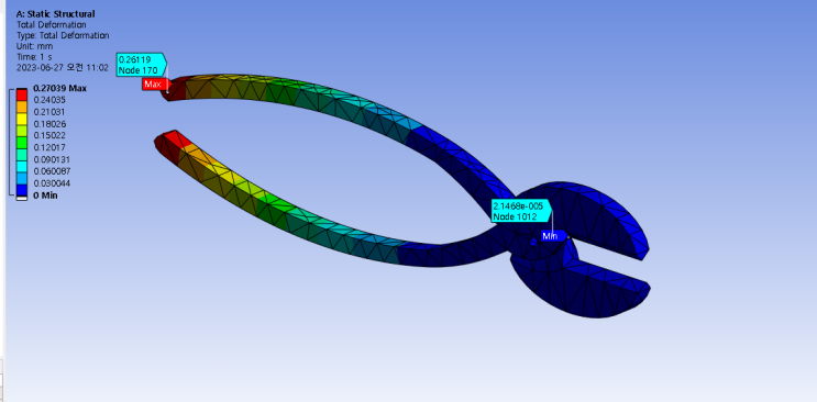 ANSYS 2023 R2 VICE GRIPS을 활용한 선형 구조해석 : 네이버 블로그