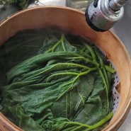 7월제철음식 호박잎 찜 호박잎 손질법