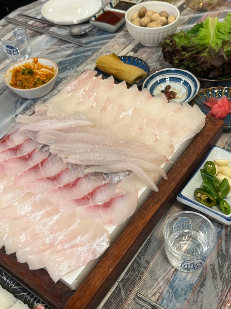 전포술집추천 : 팔딱팔딱횟집 모둠회 대자 _ 두툼한 모둠회에 생선구이, 매운탕까지 가성비 좋은 풀코스 : 네이버 블로그