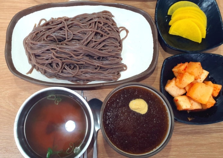 광주 모밀 맛집 운암동 산수옥 모밀집 메밀국수 점심 후기 : 네이버 블로그