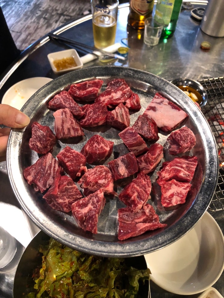 부산 중앙동 깍둑 소안창살 맛집 [돌쇠장작구이] : 네이버 블로그