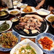 대전 탄방동 둔산동 고기맛집 수중숙성 워터에이징 숯불고기맛집 로데운타운 근처 정일품 정육식당 단체회식 강츄♡