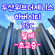 [두산위브더제니스하버시티월세]두산위브더제니스하버시티75C 월세 (3000/120)